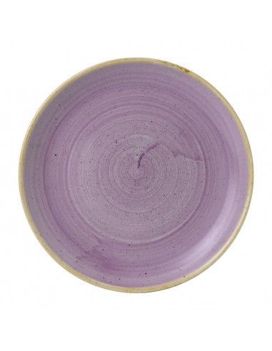 Assiettes coupes rondes Churchill Stonecast Lavender Evolve 220mm (Lot de 12)