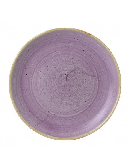 Assiettes coupes rondes Churchill Stonecast Lavender Evolve 220mm (Lot de 12)