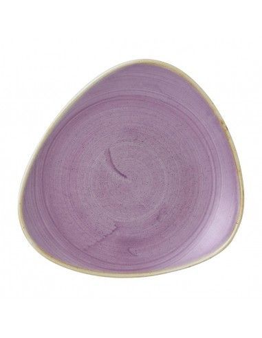 Assiettes triangulaires Churchill Stonecast Lavender Lotus 228mm (Lot de 12)