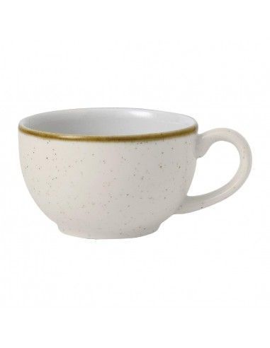 Tasses à cappuccino Churchill Stonecast Barley White 170ml (Lot de 12)