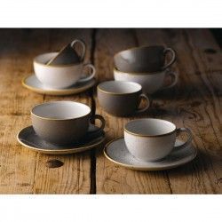 Tasses à cappuccino Churchill Stonecast Grey 170ml (Lot de 12) 2