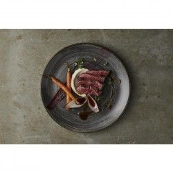 Assiettes rondes Churchill Stonecast Raw Evolve Black 217mm (Lot de 12) 2