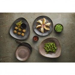 Assiettes avec rebord Churchill Stonecast Raw Evolve Brown 165mm (Lot de 12) 2