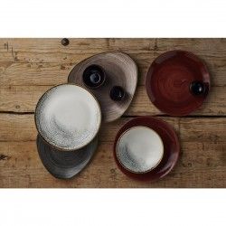 Assiettes avec rebord Churchill Stonecast Patina Evolve Red Rust 260mm (Lot de 12) 2