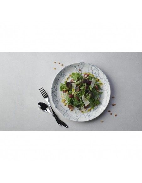 Assiettes rondes Churchill Studio Prints Kintsugi Pearl Evolve Grey 286mm (Lot de 12)