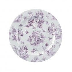 Assiettes plates Churchill Toile Cranberry 305mm (Lot de 6)