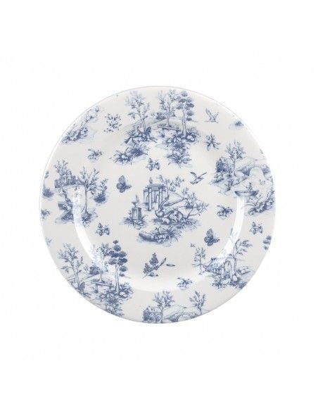 Assiettes plates Churchill Toile Prague 305mm (Lot de 6)