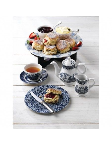 Assiettes plates Churchill Toile Prague 305mm (Lot de 6)
