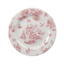 Assiettes plates Churchill Toile Cranberry 210mm (Lot de 6)