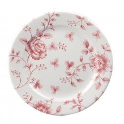 Assiettes plates Churchill Rose Chintz Cranberry 170mm (Lot de 6)