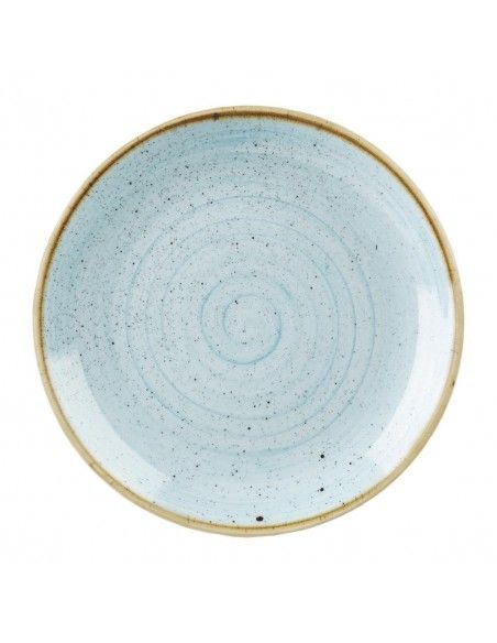 Assiettes rondes Churchill Stonecast Duck Egg Blue 288mm (Lot de 12)