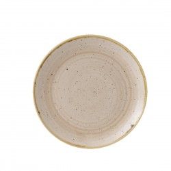 Assiettes rondes Churchill Stonecast Nutmeg Cream 217mm (Lot de 12)