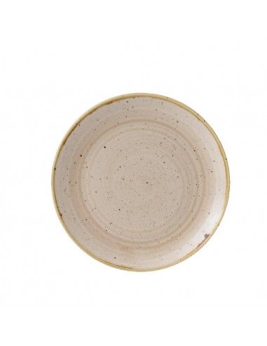 Assiettes rondes Churchill Stonecast Nutmeg Cream 217mm (Lot de 12)