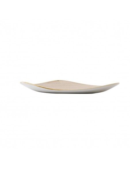 Assiettes triangulaires Churchill Stonecast Nutmeg Cream 311mm (Lot de 6)