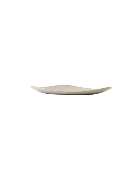 Assiettes triangulaires Churchill Stonecast Nutmeg Cream 229mm (Lot de 12)
