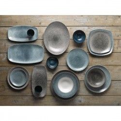 Assiettes rondes Churchill Studio Prints Raku Quartz Black 288mm (Lot de 12) 2