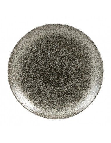 Assiettes rondes Churchill Studio Prints Raku Quartz Black 260mm (Lot de 12)