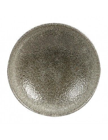 Assiettes rondes Churchill Studio Prints Raku Quartz Black 165mm (Lot de 12)