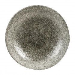 Assiettes coupe ronde Churchill Studio Prints Raku Quartz Black 248mm (Lot de 12) 2