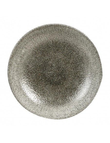 Assiettes coupe ronde Churchill Studio Prints Raku Quartz Black 248mm (Lot de 12)