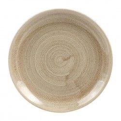 Assiettes rondes Churchill Stonecast Patina Antique Taupe 165mm (Lot de 11)