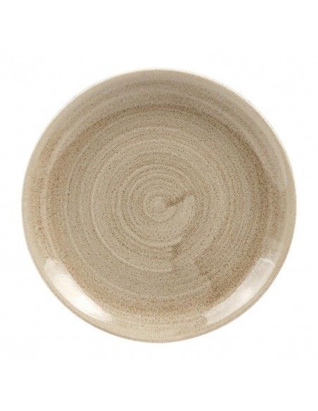 Assiettes rondes Churchill Stonecast Patina Antique Taupe 165mm (Lot de 11)