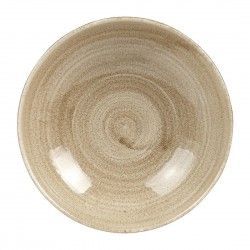 Assiettes rondes Churchill Stonecast Patina Antique Taupe 182mm (Lot de 7)