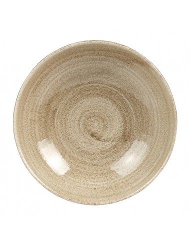 Assiettes rondes Churchill Stonecast Patina Antique Taupe 182mm (Lot de 7)