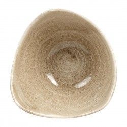 Bols triangulaires Churchill Stonecast Patina Antique Taupe 153mm (Lot de 12) 2
