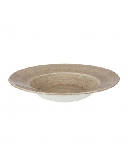 Bols à bord large Churchill Stonecast Patina Antique Taupe 280mm (Lot de 12)