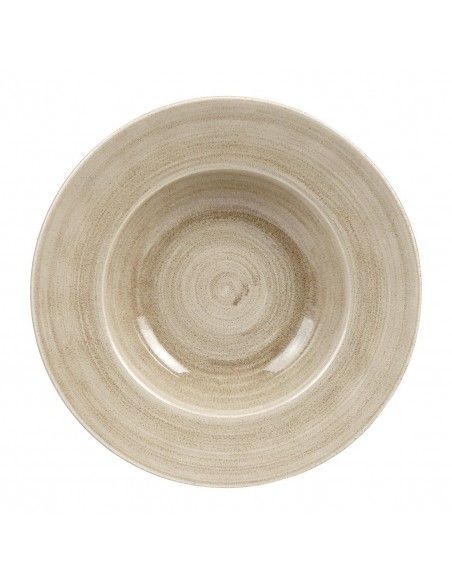 Bols à bord large Churchill Stonecast Patina Antique Taupe 280mm (Lot de 12)
