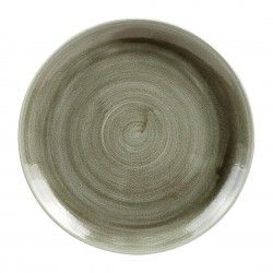 Assiettes rondes Churchill Stonecast Patina Antique Green 260mm (Lot de 12)