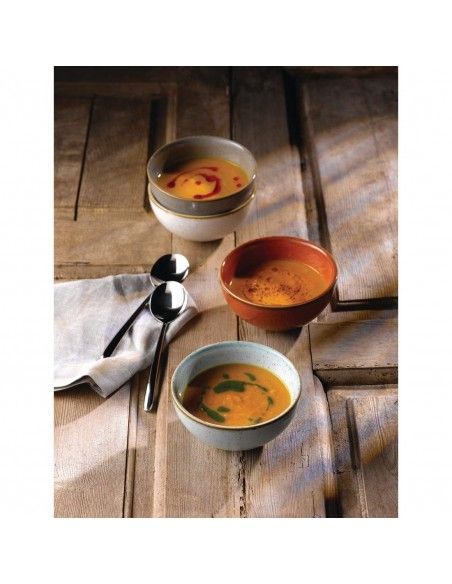 Bols à soupe Churchill Stonecast Peppercorn Grey 132mm (Lot de 12)