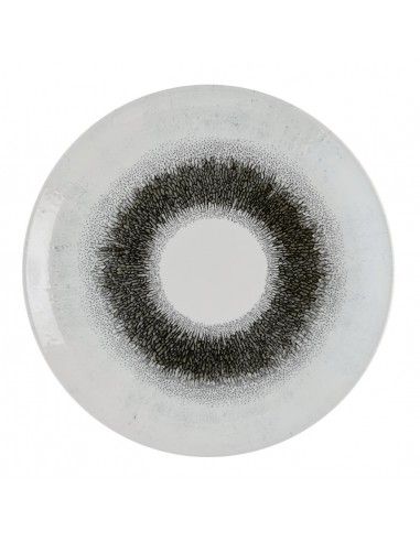 Assiettes rondes Churchill Studio Prints Fusion Black Evolve 285mm (Lot de 12)