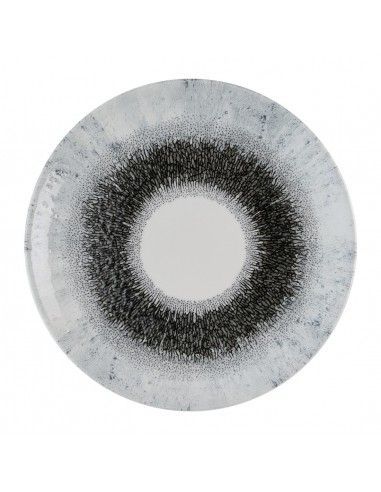 Assiettes rondes Churchill Studio Prints Fusion Black Evolve 260mm (Lot de 12)