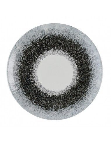 Assiettes rondes Churchill Studio Prints Fusion Black Evolve 220mm (Lot de 12)
