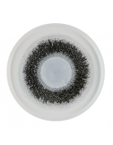 Assiettes avec rebord Churchill Studio Prints Fusion Black 260mm (Lot de 6)