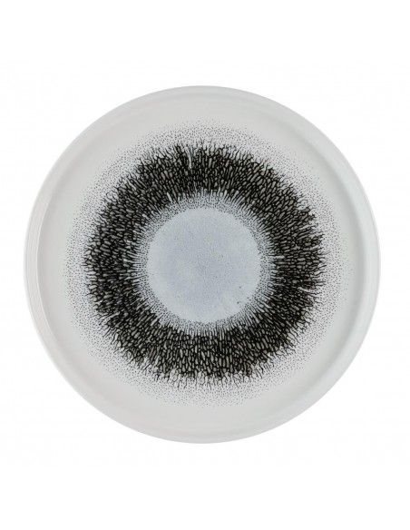 Assiettes avec rebord Churchill Studio Prints Fusion Black 260mm (Lot de 6)