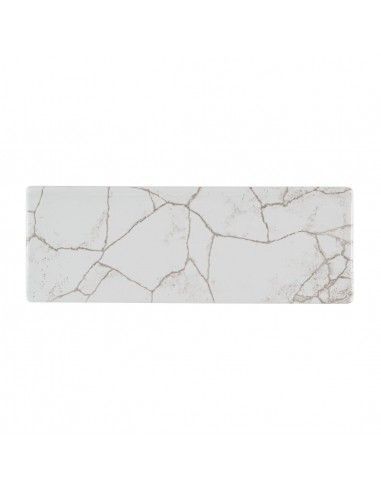 Assiettes oblongues Churchill Studio Prints Kintsugi Agate Grey 250x90mm (Lot de 6)