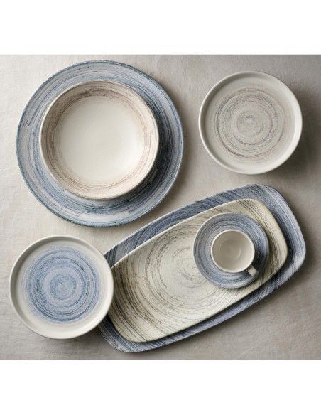 Assiettes rondes Churchill Elements Coast Evolve 285mm (Lot de 12)