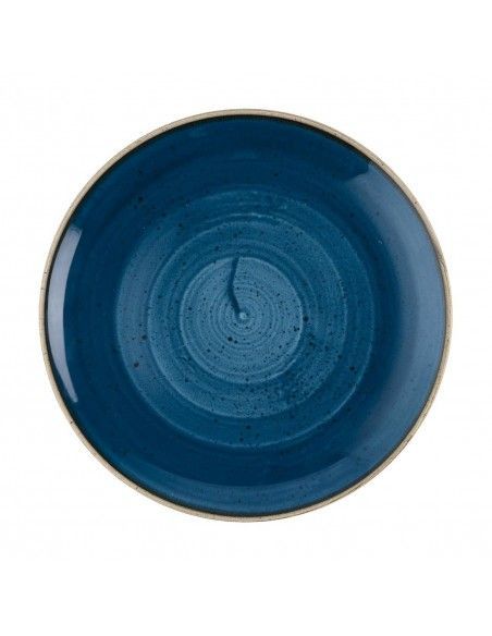 Assiettes rondes Churchill Stonecast Java Blue Evolve 260mm (Lot de 12)