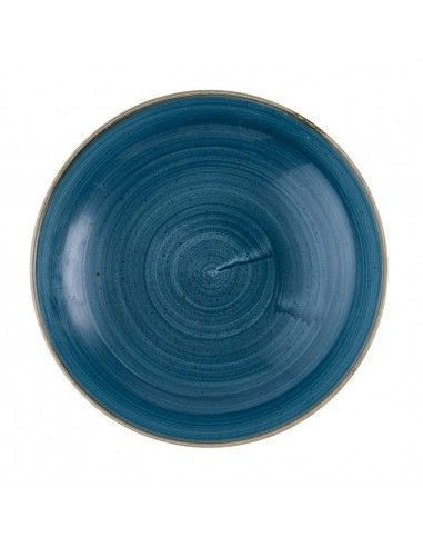 Assiettes coupe ronde Churchill Stonecast Java Blue Evolve 247mm (Lot de 12)