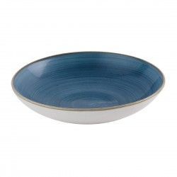 Assiettes coupe ronde Churchill Stonecast Java Blue Evolve 247mm (Lot de 12) 2