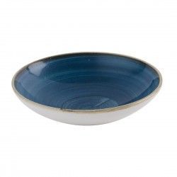 Assiettes coupe ronde Churchill Stonecast Java Blue 184mm (Lot de 12) 2