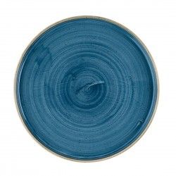 Assiettes avec rebord Churchill Stonecast Java Blue 260mm (Lot de 6)