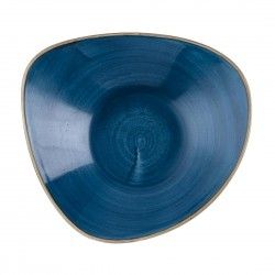 Bols triangulaires Churchill Stonecast Java Blue Lotus 228mm (Lot de 12)
