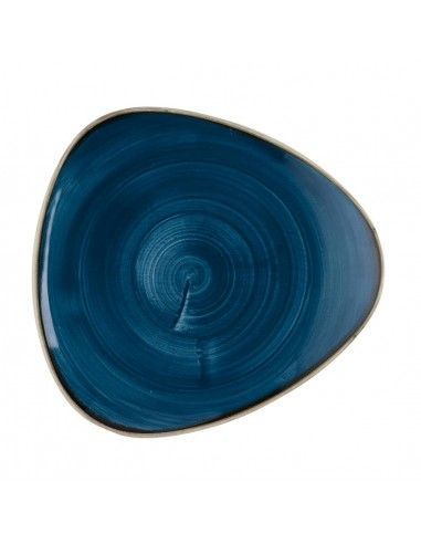 Bols triangulaires Churchill Stonecast Java Blue Lotus 152mm (Lot de 12)