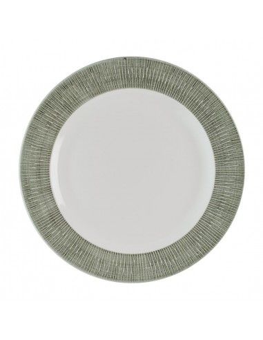 Assiettes classiques Churchill Bamboo Ceramic Spinwash Alpine 305mm (Lot de 12)