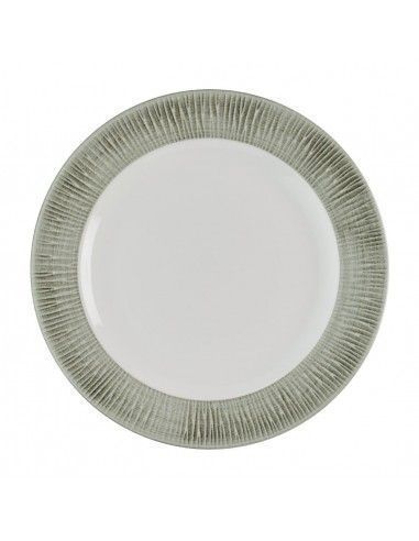 Assiettes classiques Churchill Bamboo Ceramic Spinwash Alpine 157mm (Lot de 12)