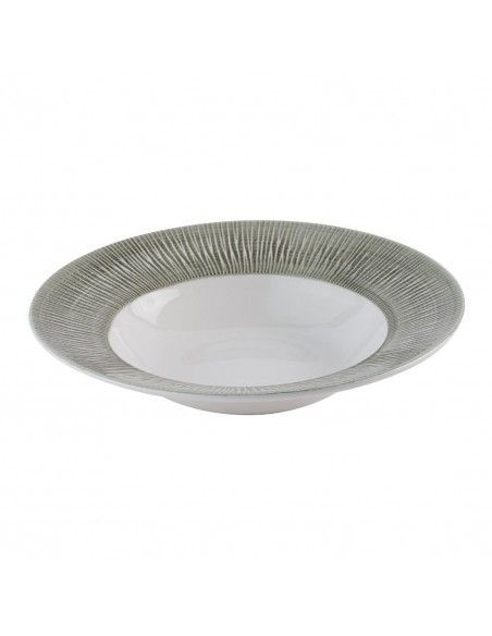 Assiettes àbord large Churchill Bamboo Ceramic Spinwash Alpine 280mm (Lot de 12)